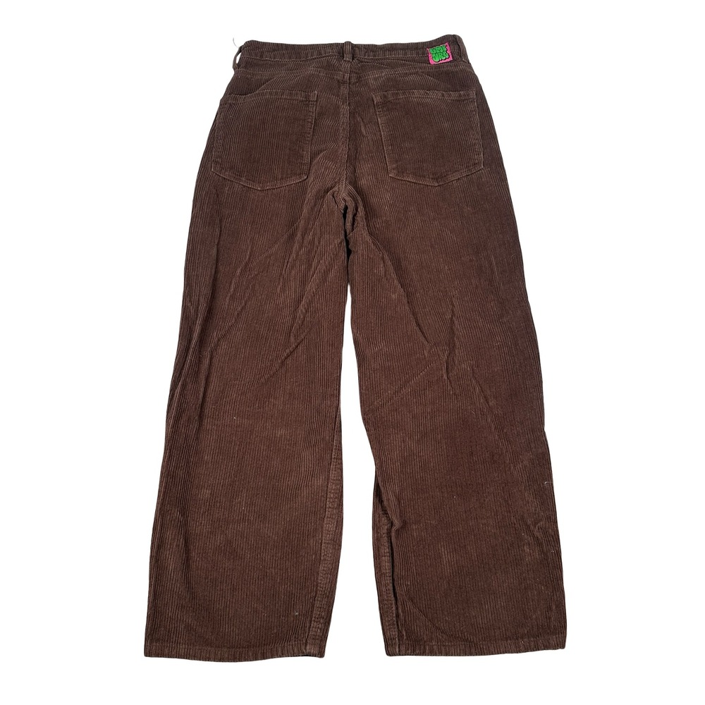Empyre Tori Brown Corduroy Wide Leg Skate Pants Womens Size 9 High Rise Baggy - Picture 2 of 11